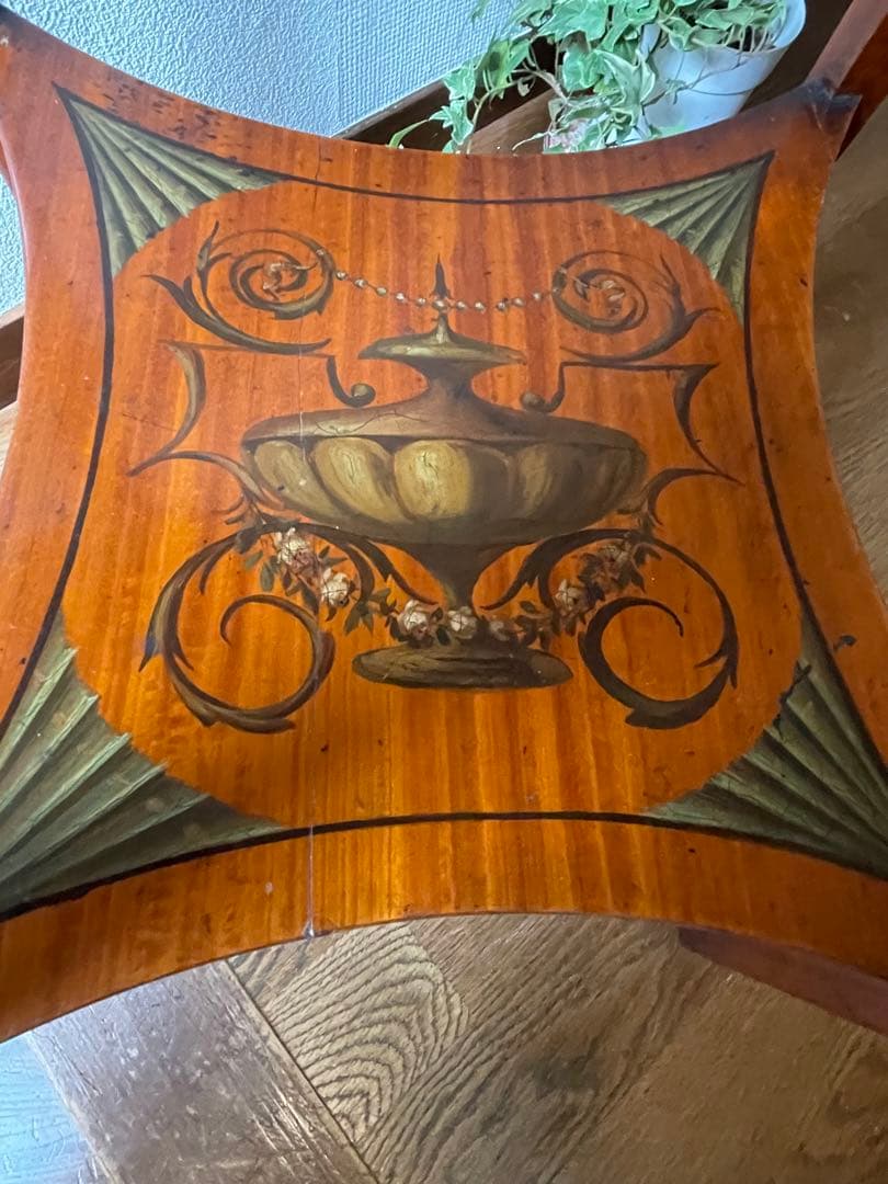 フランスアンティーク　ジュエリーケース サイドテーブル