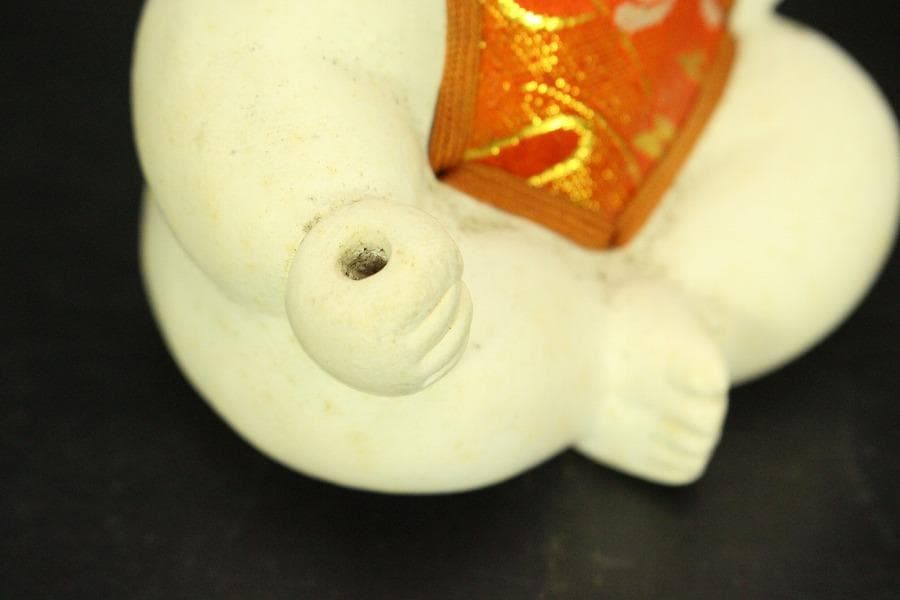 かわいい 郷土人形 太鼓持ち童人形 共箱(ZE434)