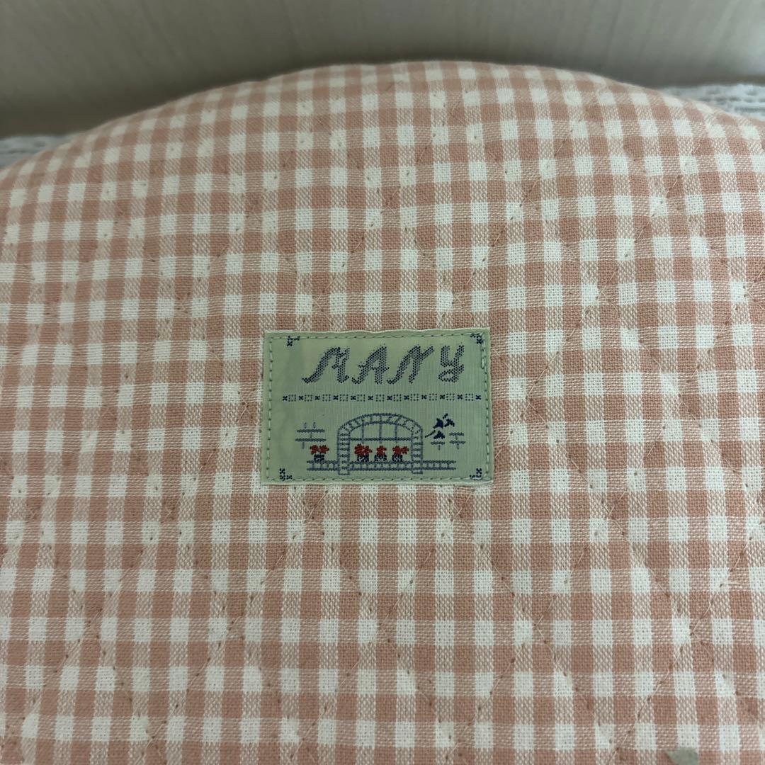 マニー　背当て付きコラージュシートクッション（ピンク）