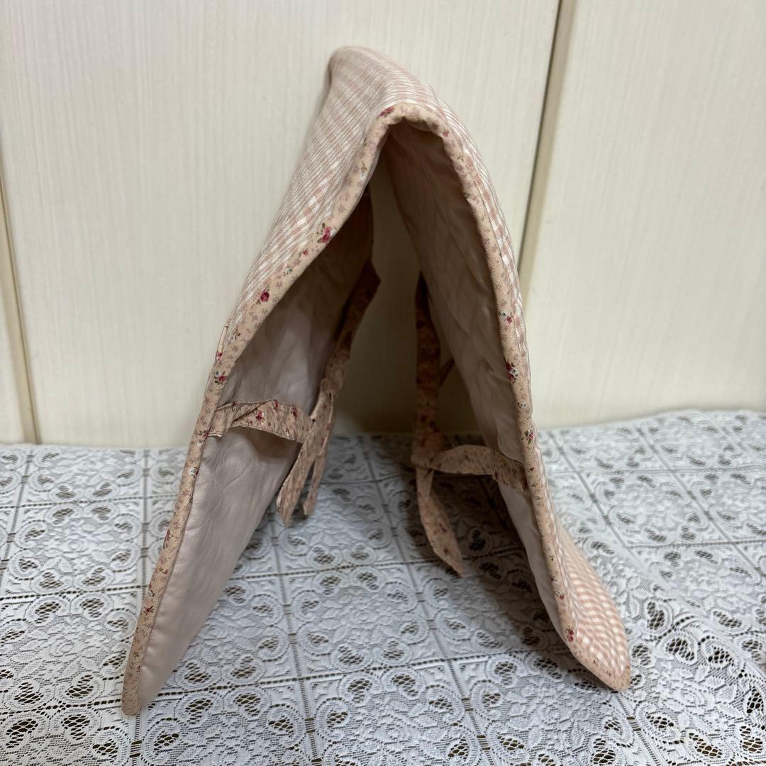 マニー　背当て付きコラージュシートクッション（ピンク）