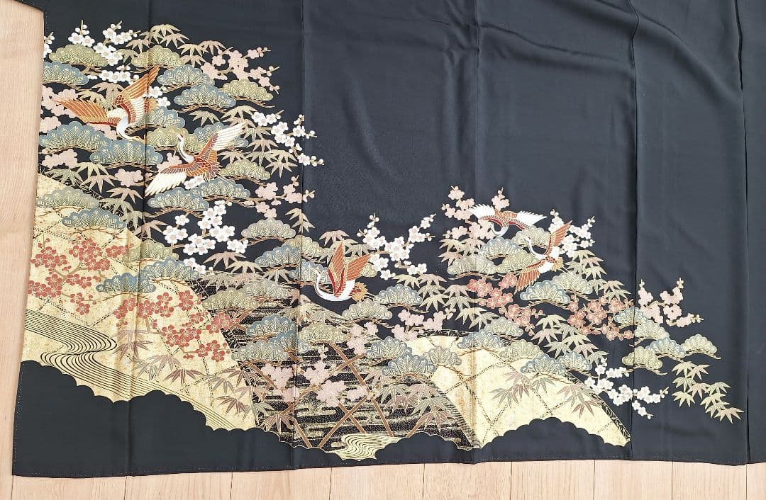 着物リメイクワンピース3708