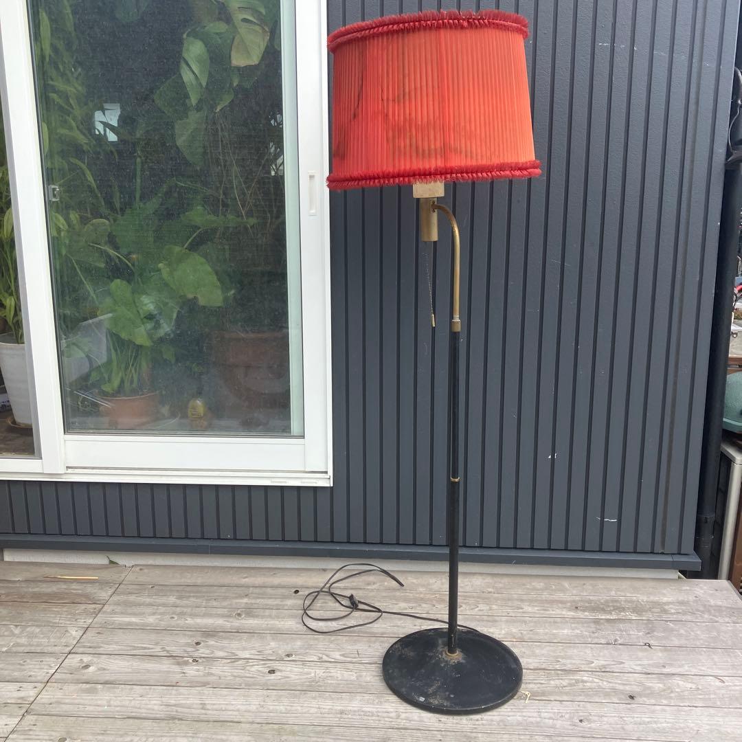 昭和レトロ 東芝 スタンドライト シェードランプ フロアライト フロアスタンド