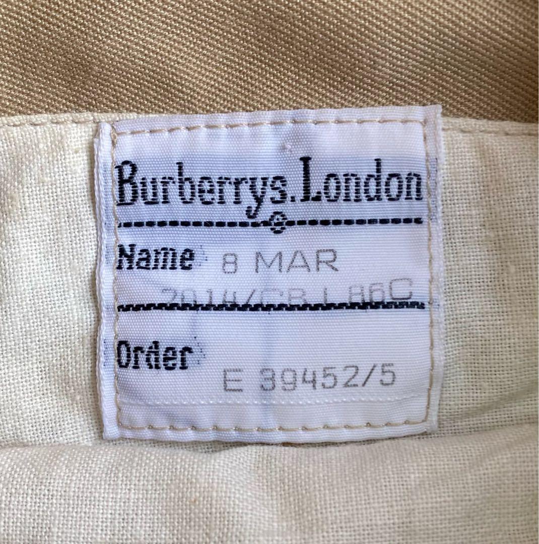 【デッドストック級/英国製】 Burberrys トレンチコート　ベージュ