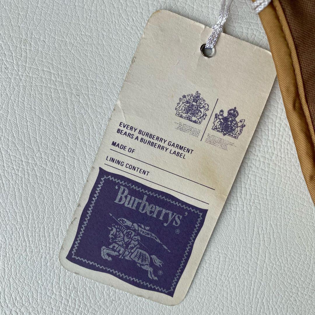 【デッドストック級/英国製】 Burberrys トレンチコート　ベージュ