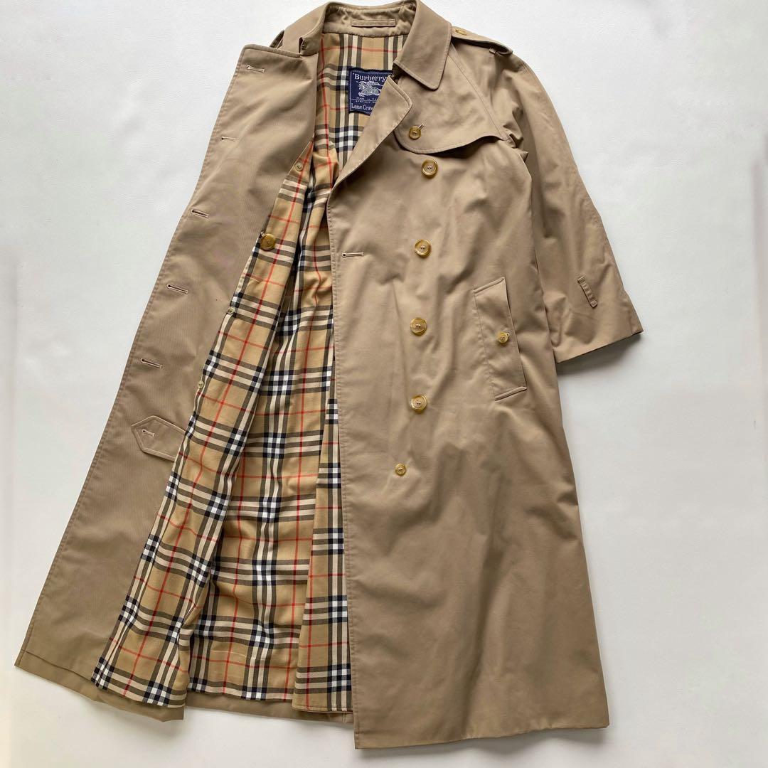 【デッドストック級/英国製】 Burberrys トレンチコート　ベージュ