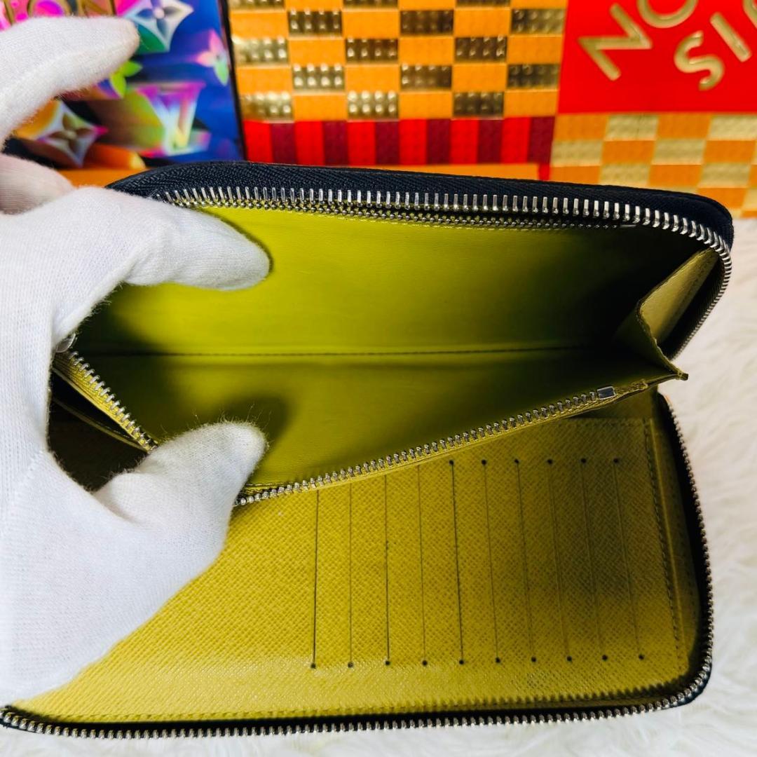 ルイヴィトン ダミエグラフィット ジッピーウォレット ヴェルティカル 美品長財布