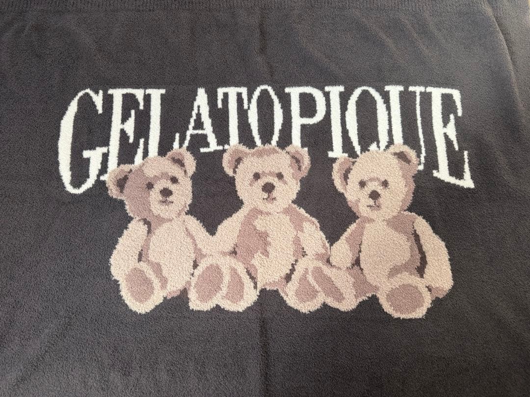gelato pique クマデザイン ブランケット