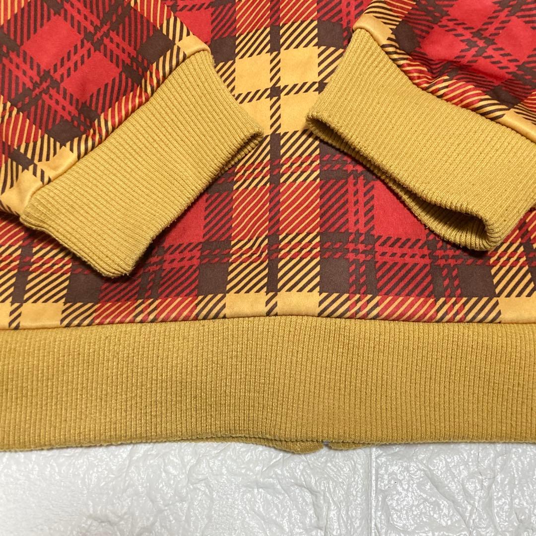 Burton フード付き スノーボードウエア 撥水パーカー チェック柄 Ｌサイズ