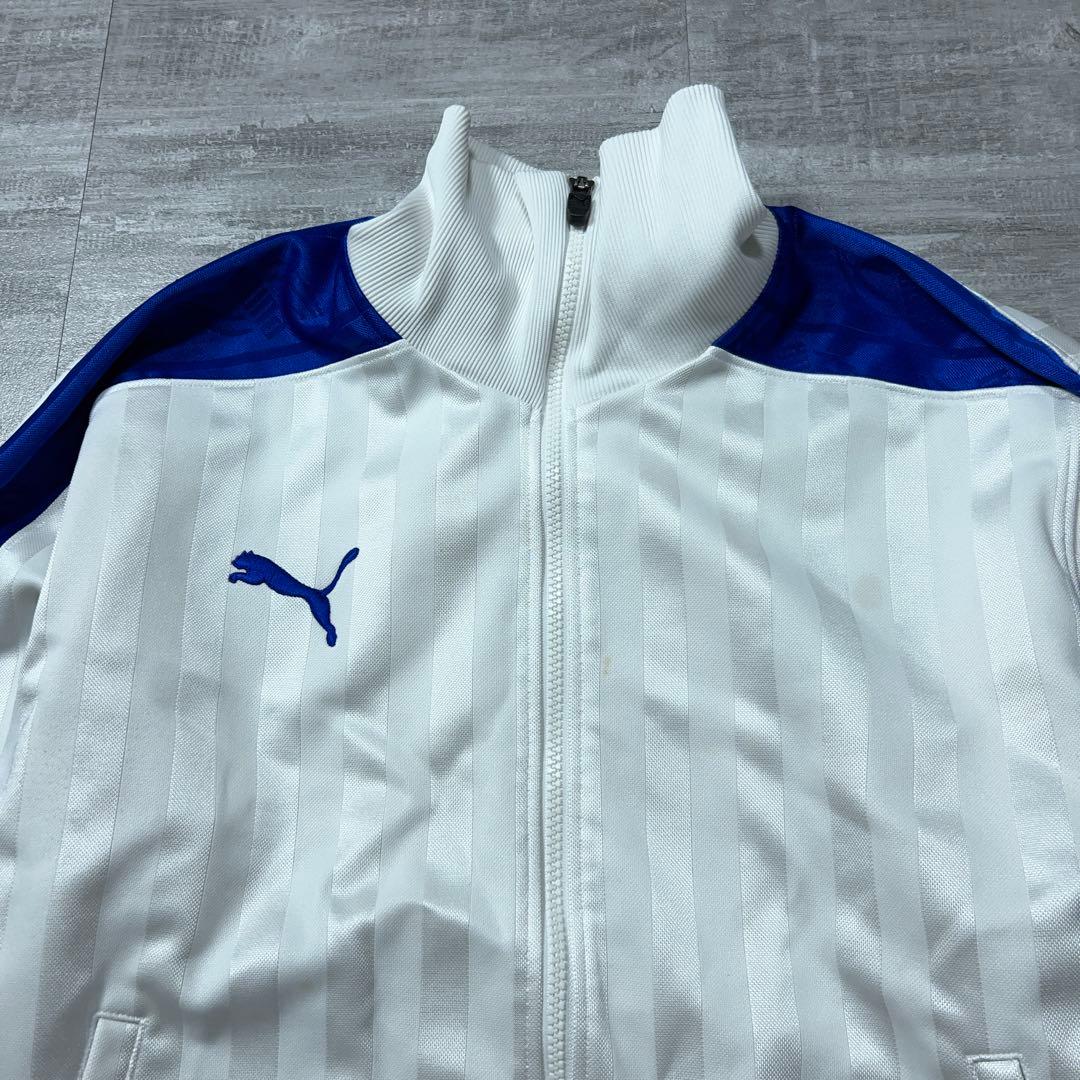 レアカラー PUMA セットアップ ジャージ プージャー バックロゴ 白 M