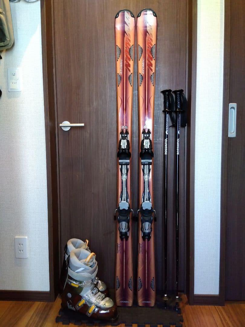 ハイブランド✨️ATOMIC/レディース用/スキーセット/メンテ・WAX済み✔