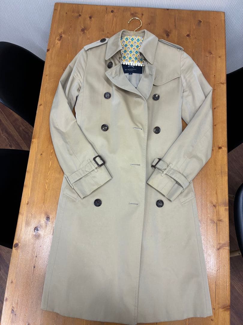 バーバリー　トレンチコートライナー付き　36