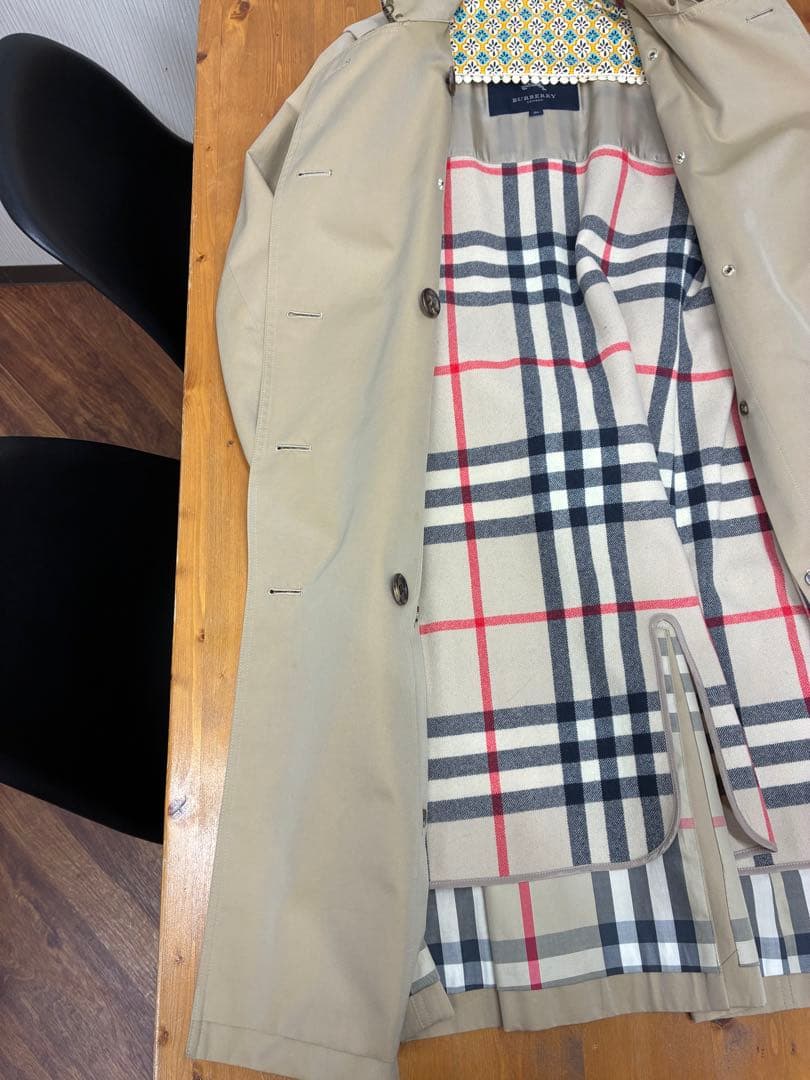 バーバリー　トレンチコートライナー付き　36