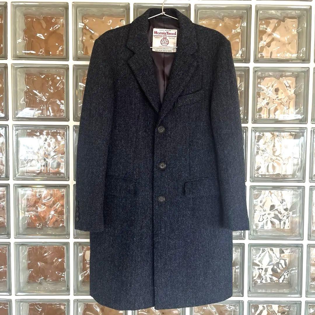 チェスターコート ハリスツイード