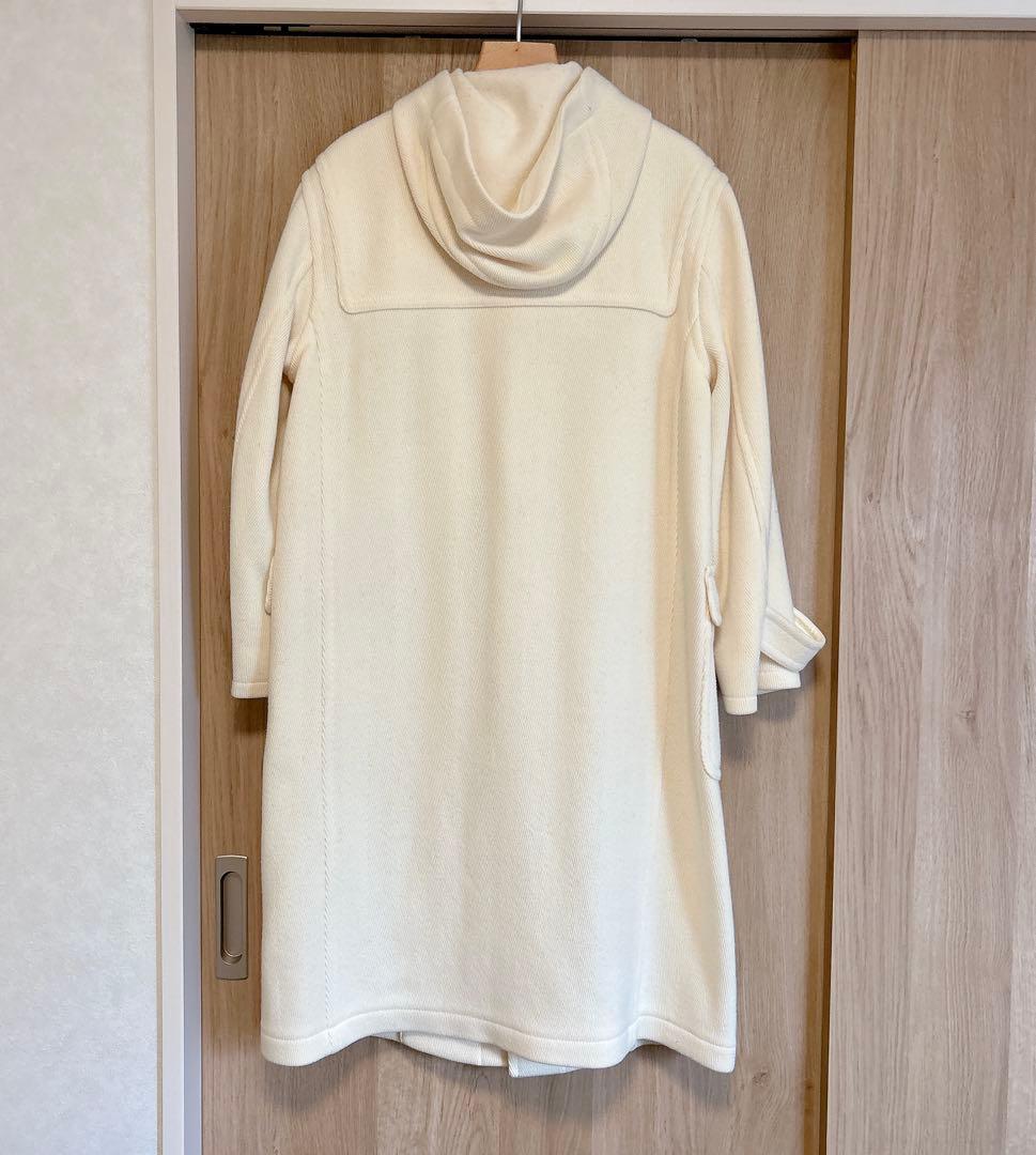 【美品】23区 ヘリンボーン ダッフルコート　アイボリー Mサイズ