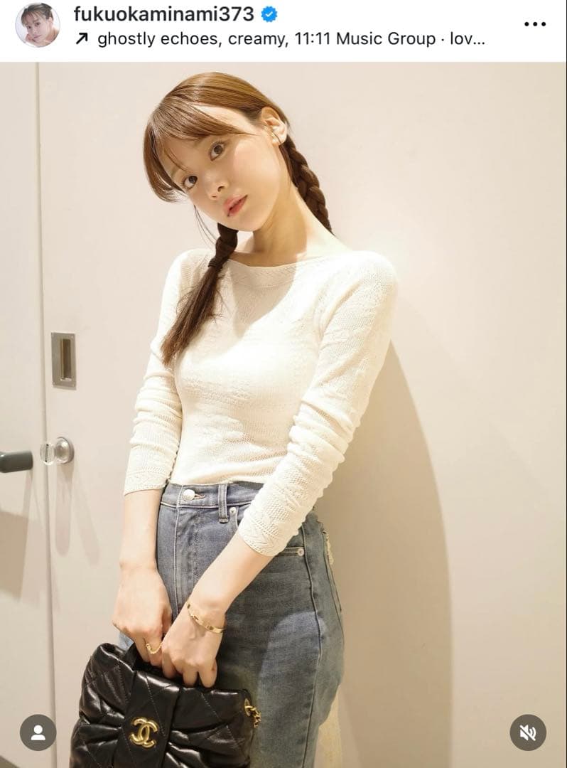 【新品】andmary Lacey ribbon heart hip denim