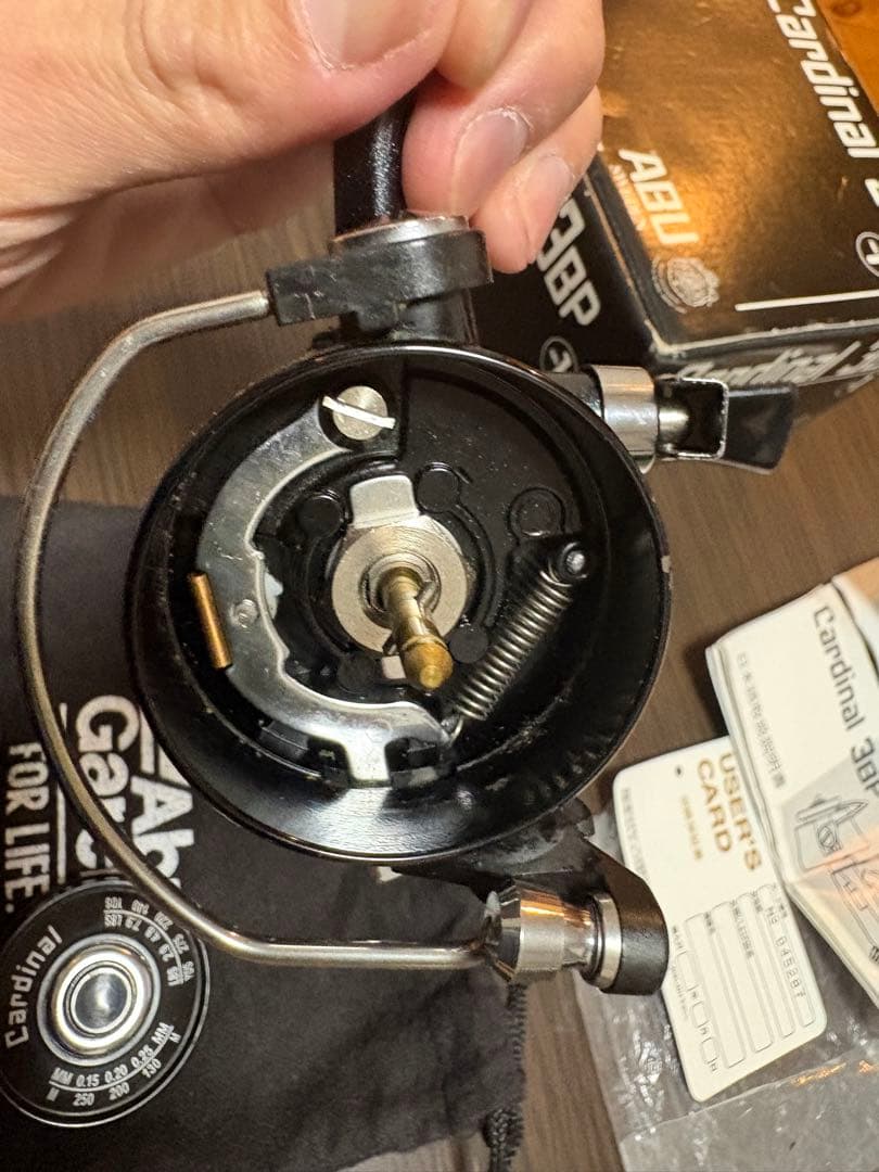 ABUカーディナル3BP アブガルシア　スピニングリール　替えスプール付き