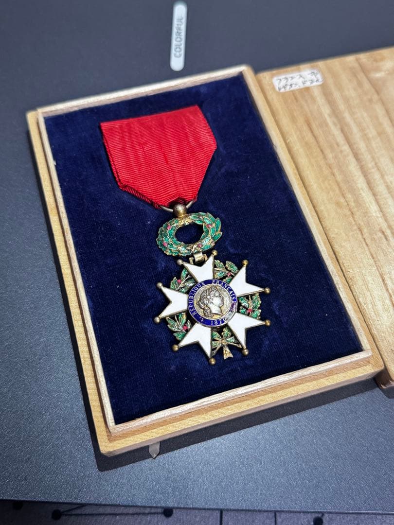 フランス レジオンドヌール勲章 950銀製　銀マーク　現状品　勲章 徽章 記念章