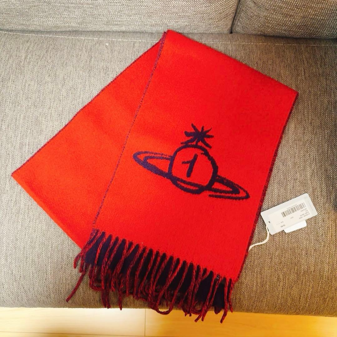 【新品】ヴィヴィアンウェストウッド　ツートンカラー　マフラ