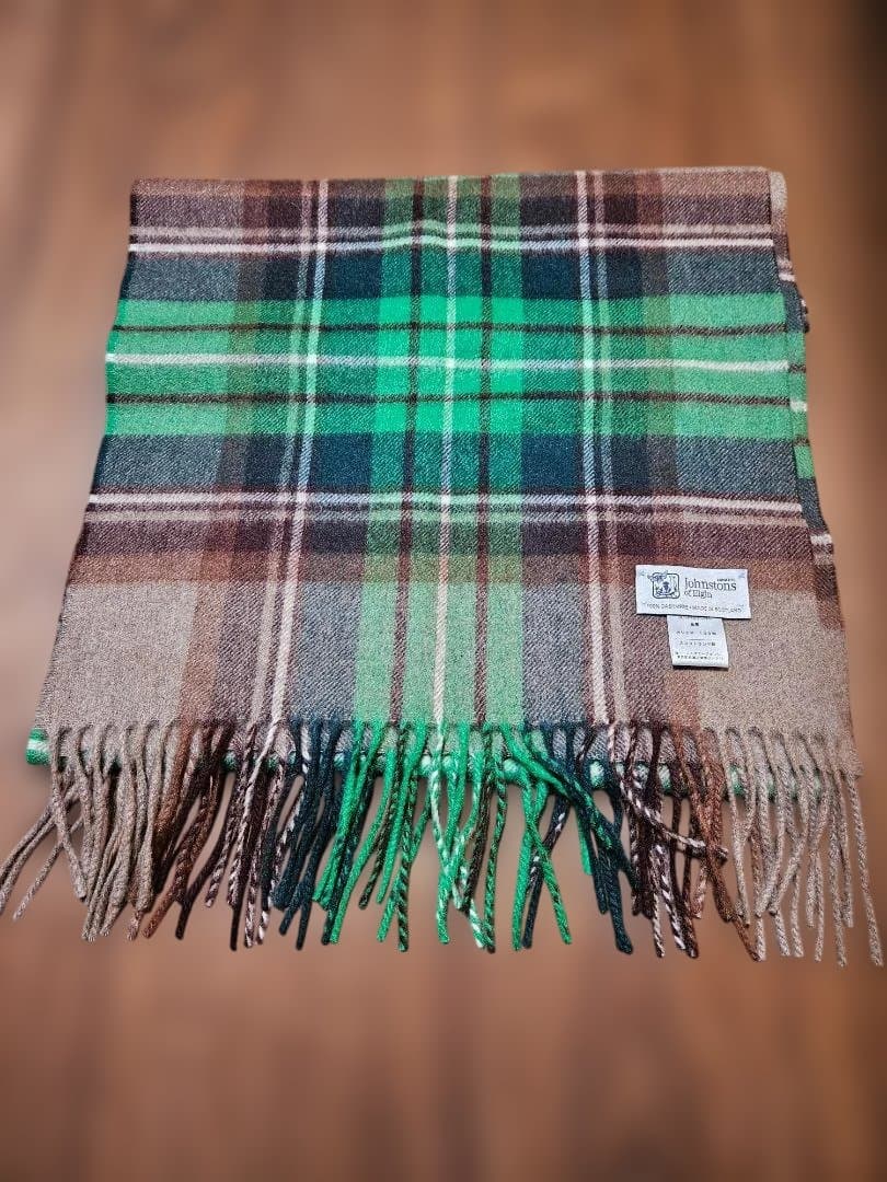 Johnstonsカシミヤマフラー