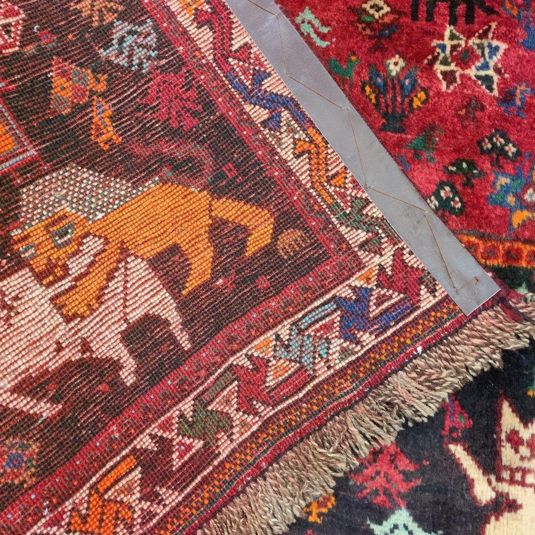 ペルシャ絨毯　シ－ラーズ産 225x145 クリーニング済 shiraz