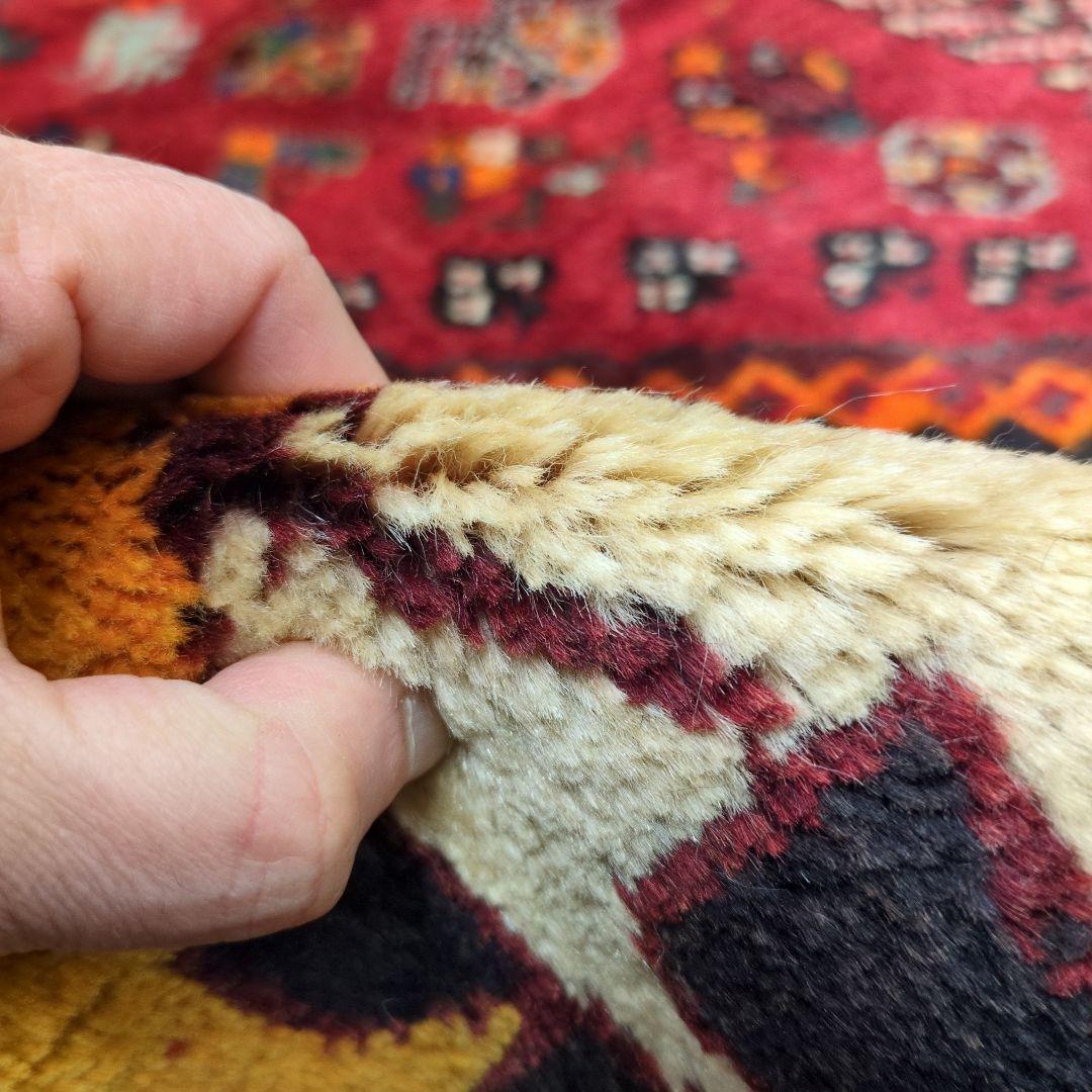 ペルシャ絨毯　シ－ラーズ産 225x145 クリーニング済 shiraz