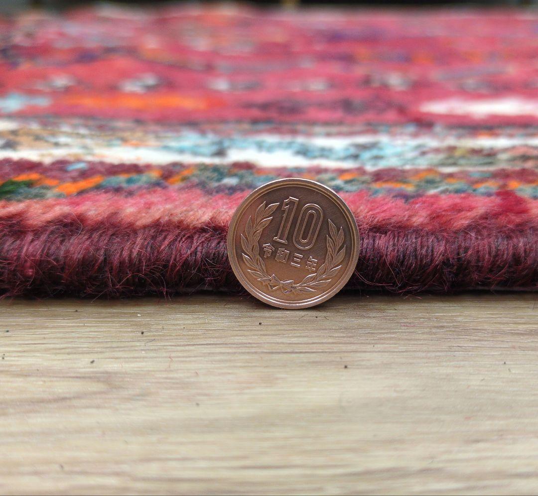 ペルシャ絨毯　シ－ラーズ産 225x145 クリーニング済 shiraz