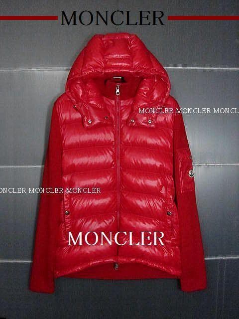 新春特価4日まで モンクレール ダウンジャケット ハイブリッドニット切替未使用級