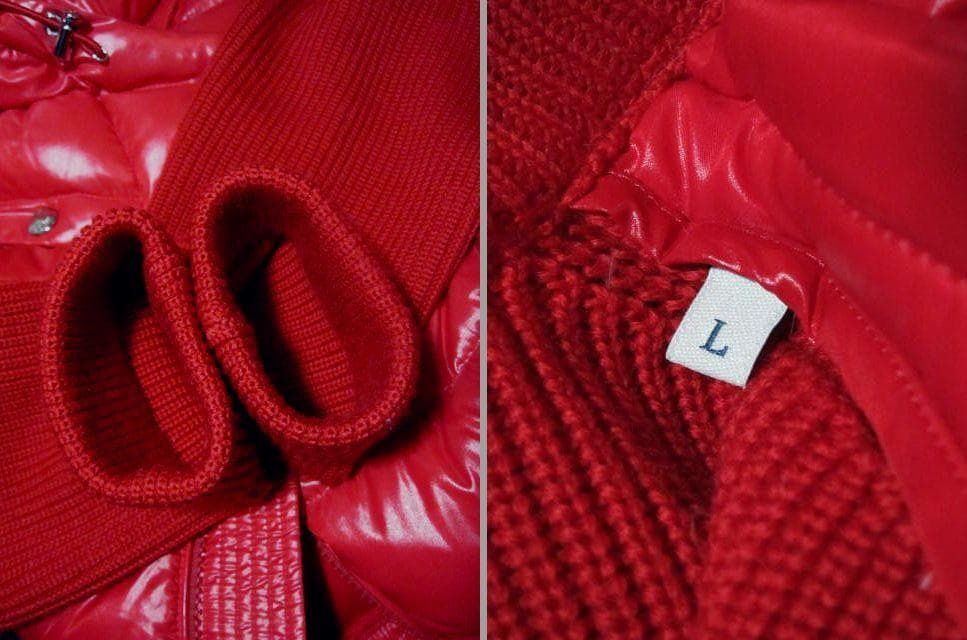 新春特価4日まで モンクレール ダウンジャケット ハイブリッドニット切替未使用級