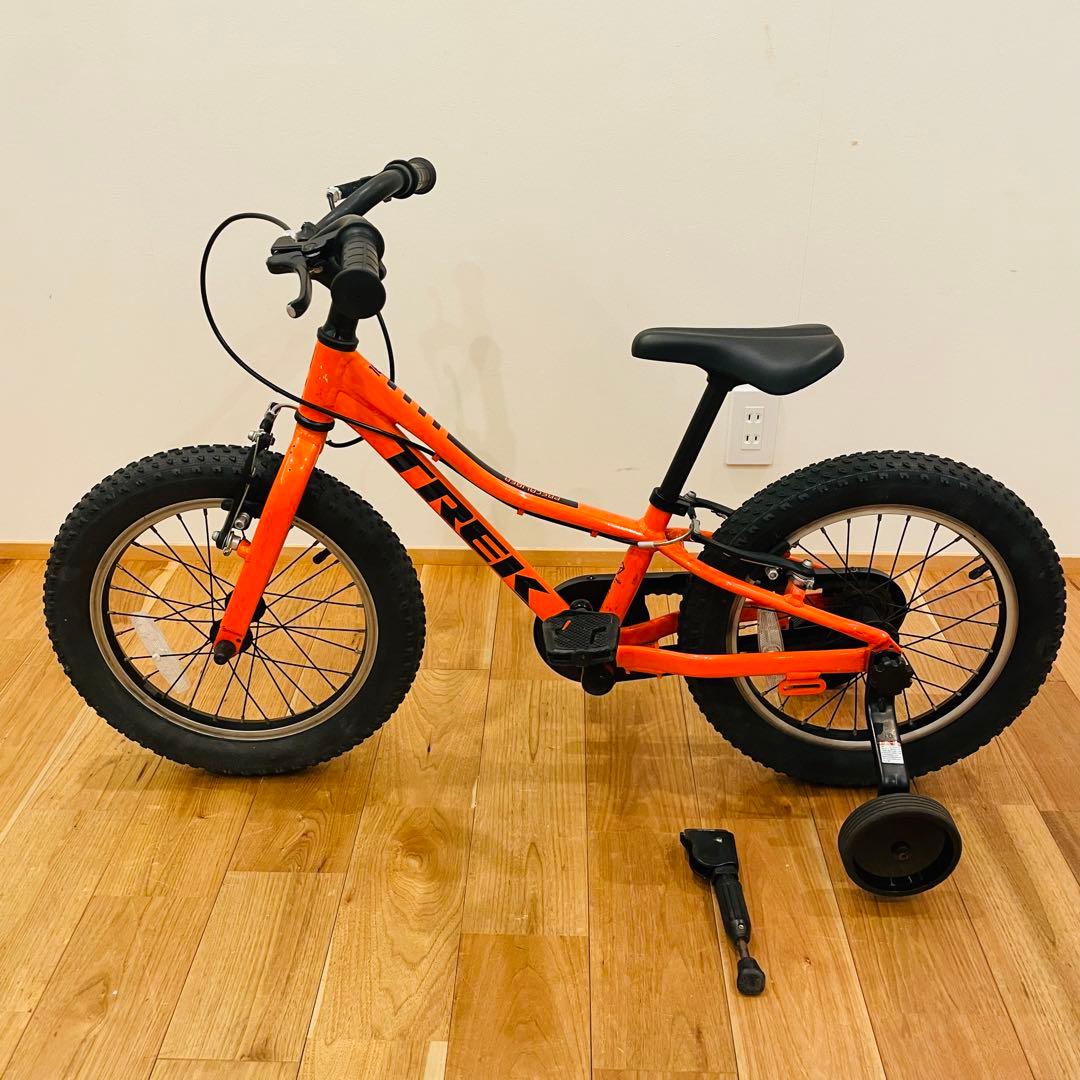 良品 TREK トレック　PRECALIBER 16インチ　オレンジ 自転車