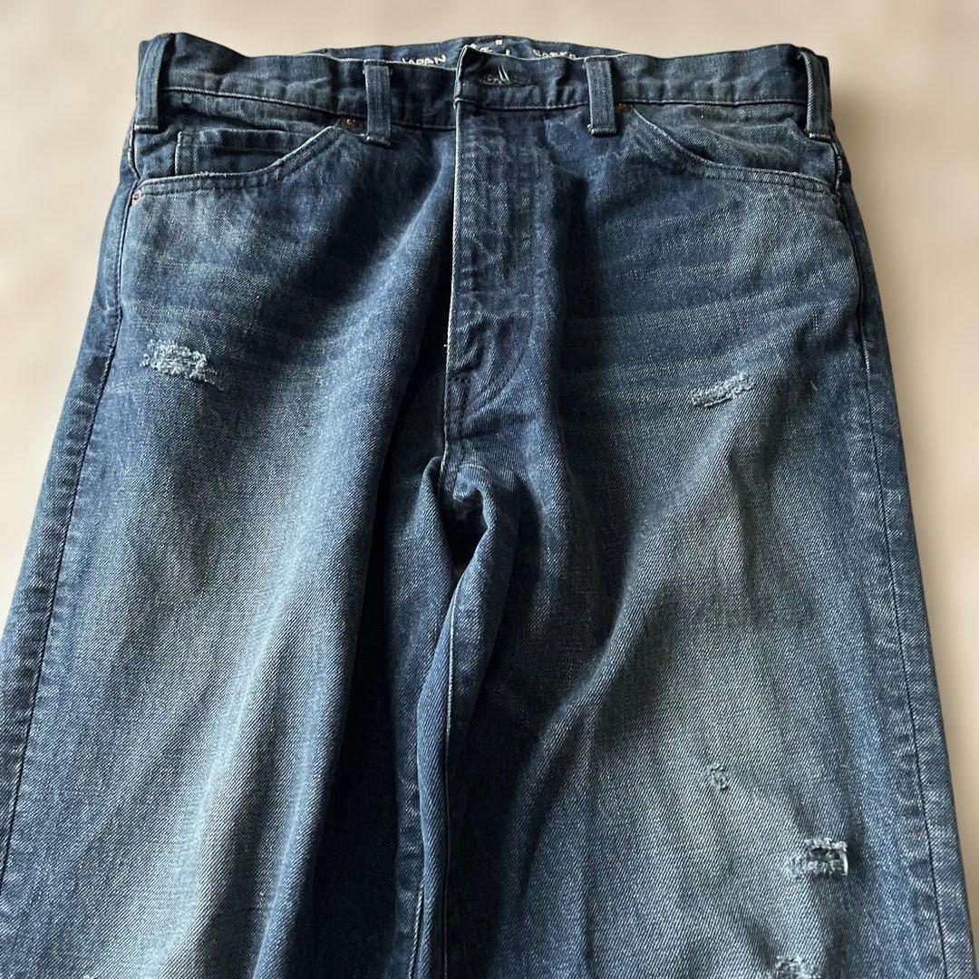 45Rおこめデニムの納戸納戸クロスビー5（清）　32インチ　最終価格