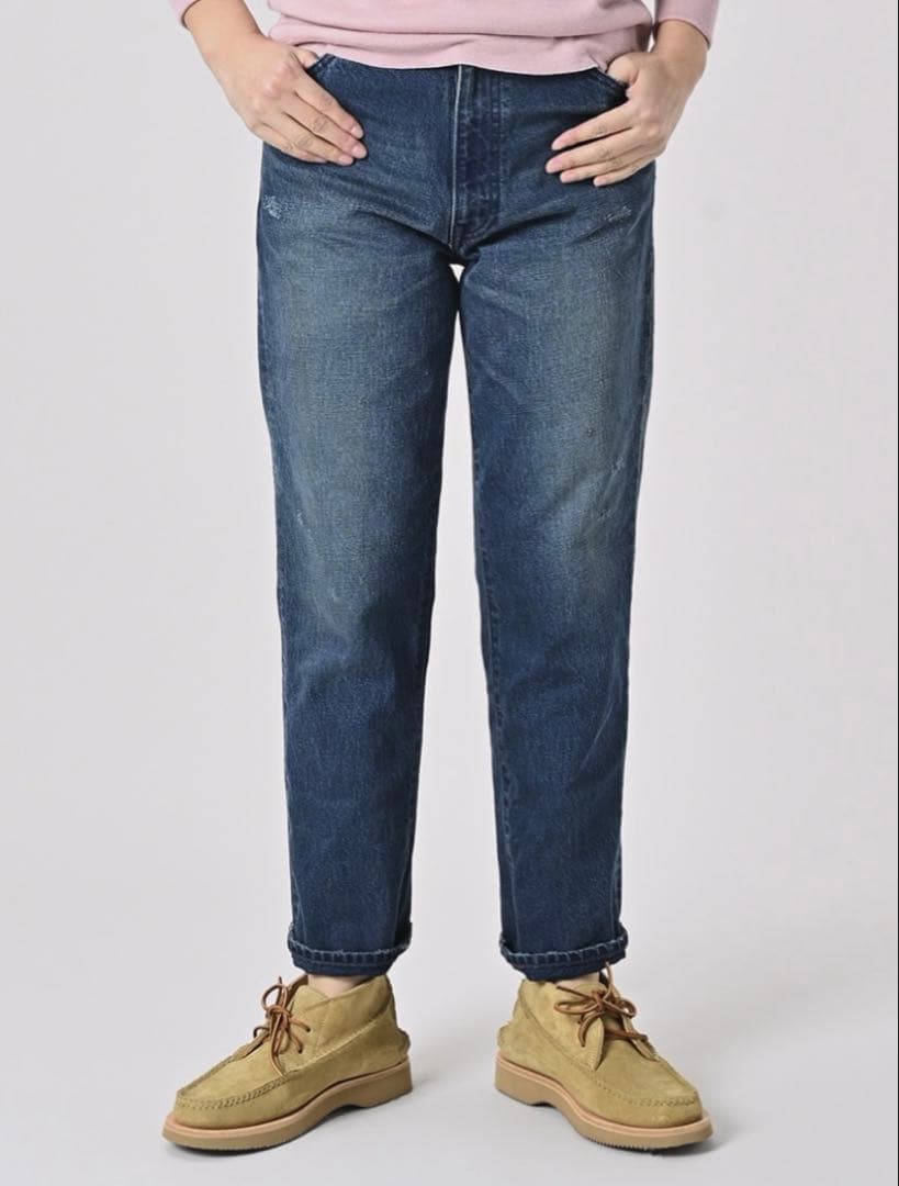 45Rおこめデニムの納戸納戸クロスビー5（清）　32インチ　最終価格