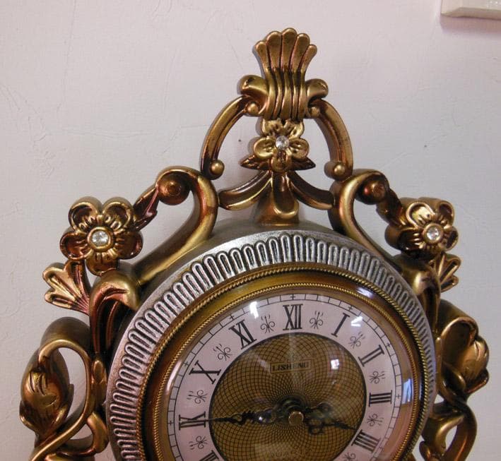 アンティーク調　置き時計　クラシックデザイン