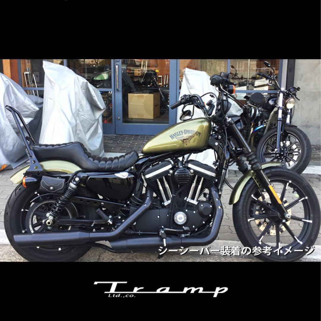 【スポーツスター】キング&クイーン　シート　トランプサイクル　04以降スポスタ