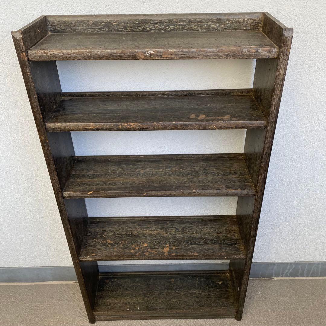 オープンシェルフ ブックシェルフ ヴィンテージ 古家具 W62.5cm