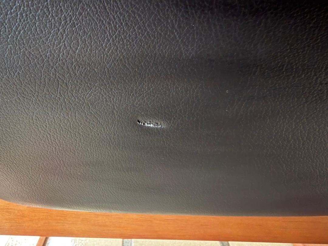 リクライニングチェア 木製フレーム ブラック