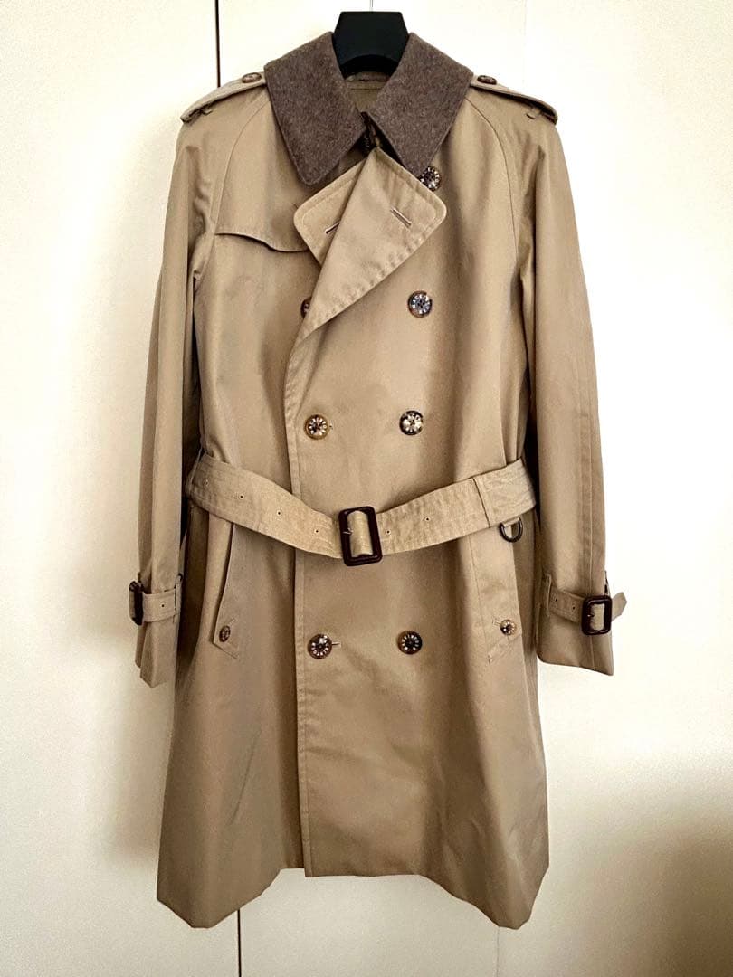 【着用数回の美品】マッキントッシュ•ロンドン Wトレンチコート