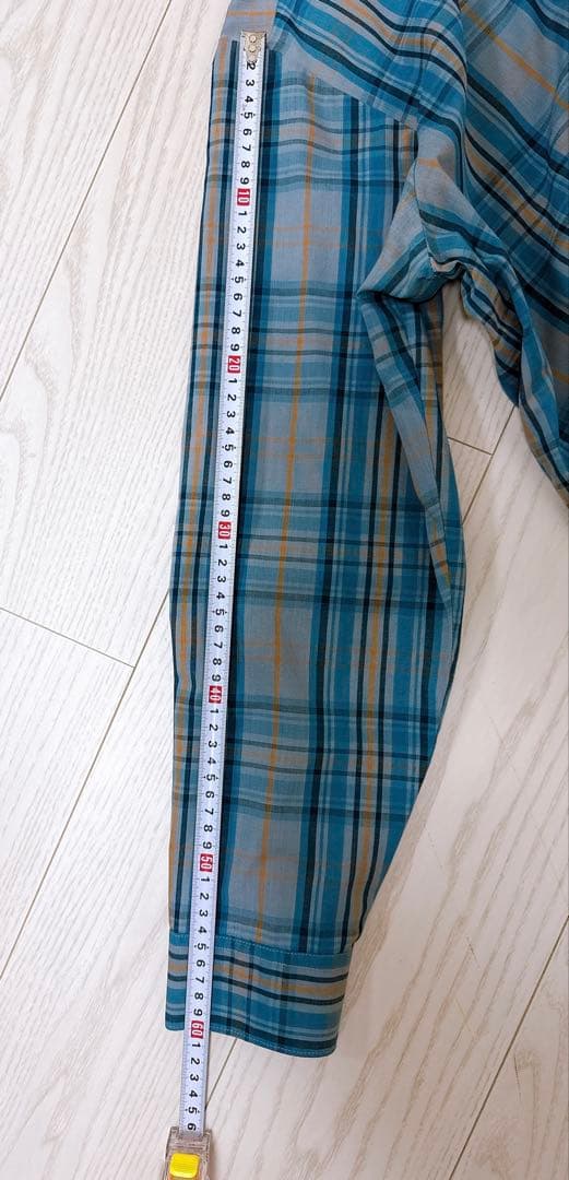 ボ*ブ様 【Lemontea購入】短丈 ボックスシルエット チェックシャツ70s