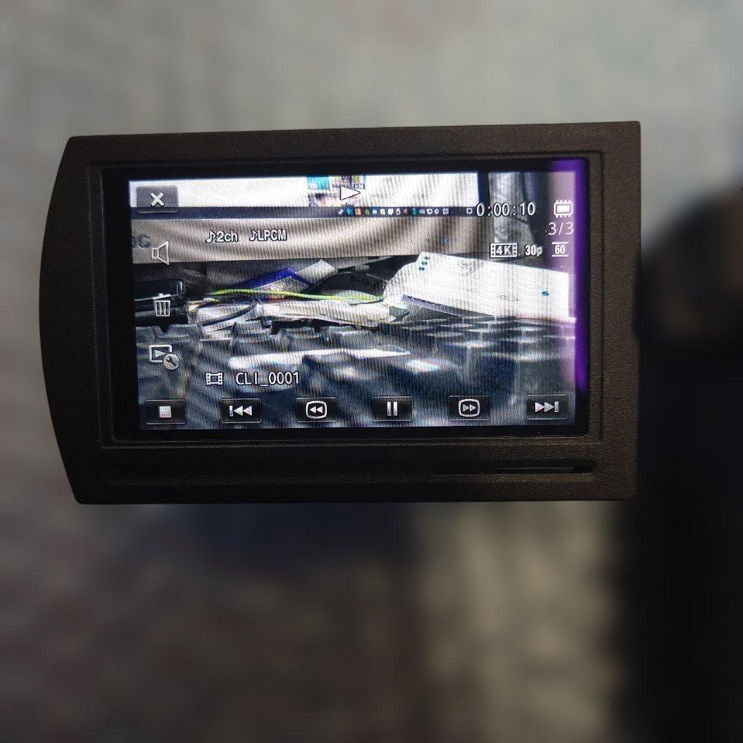 SONY FDR-AXP35 4Kビデオカメラと修理パーツ 訳あり