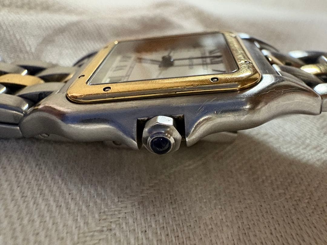 【美品】Cartier カルティエ パンテールMMデイト 1ロウ クォーツ