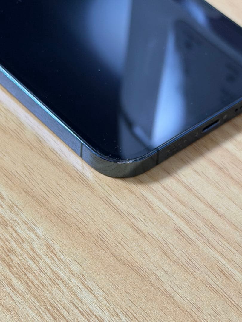 iPhone12ProMax128GB ブルー バッテリー71% 本体のみ