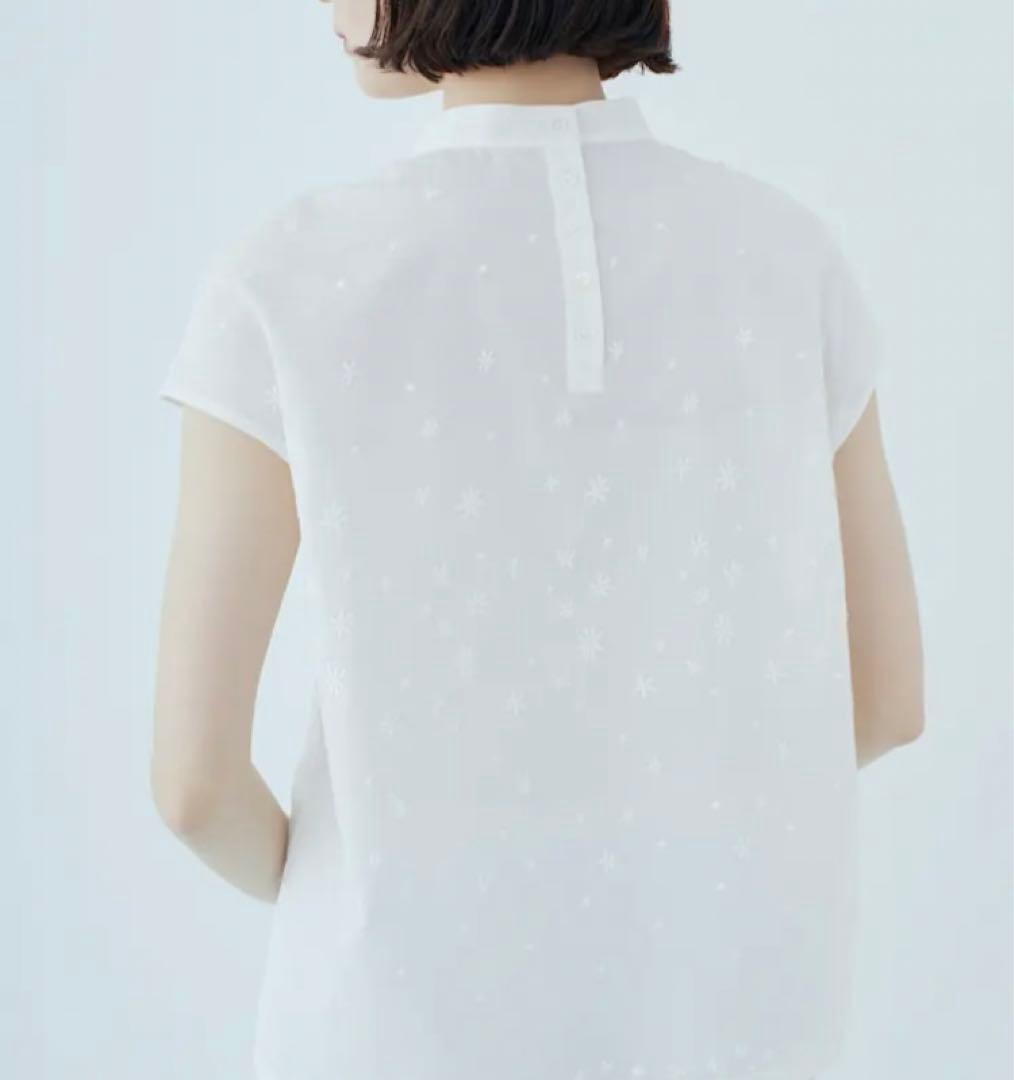 ミナペルホネン スターダートカラーブラウス　黒