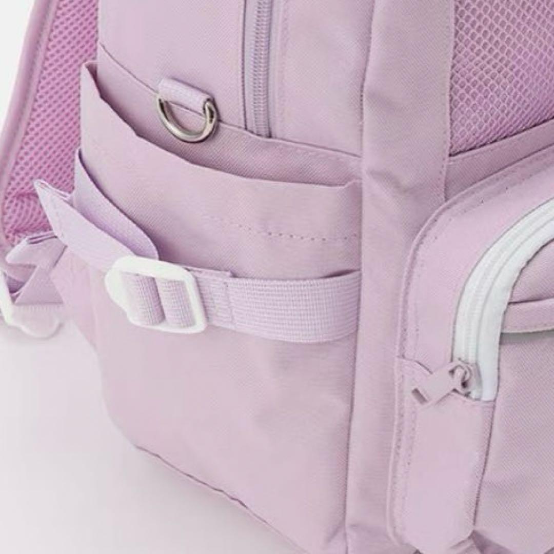 メゾピアノジュニア　【Cuugal掲載】クリアラメポーチつきリュック