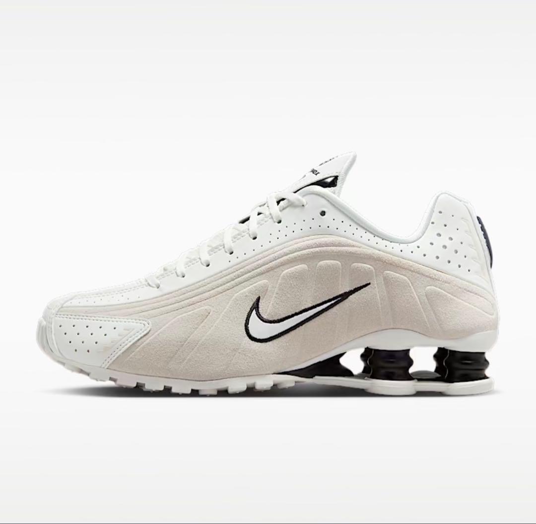 NIKE ナイキ ショックス R4 ホワイト25cm