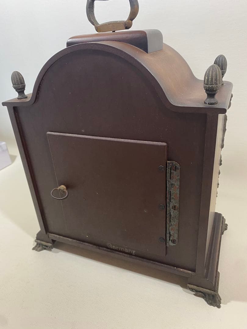 希少品　Hermle ゼンマイ式置き時計　ムーンフェイズ　ドイツ製