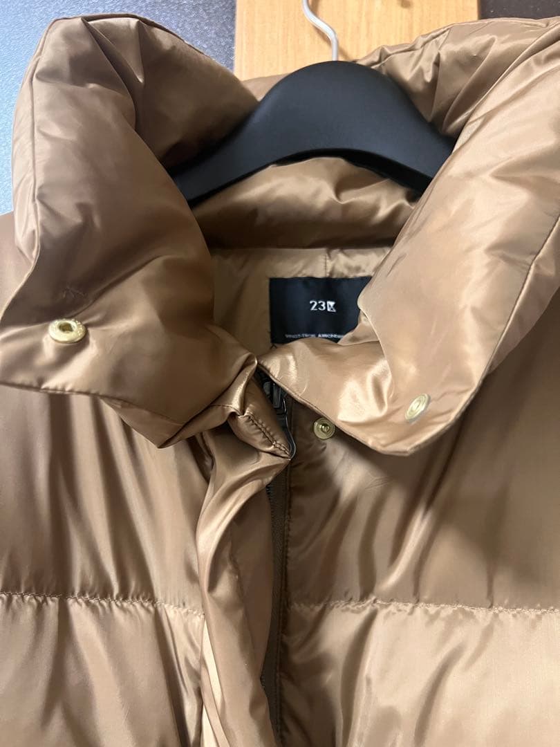 Oggi掲載23区今季新品シレータフタ ハイネック ショート ダウンコート