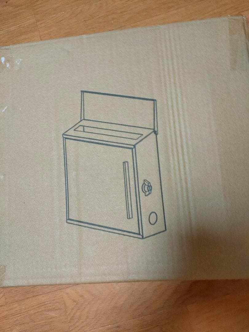 ポスト 郵便ポスト 壁掛け 壁付け 4本鍵付き 木目調 大型 北欧 縦型⑥