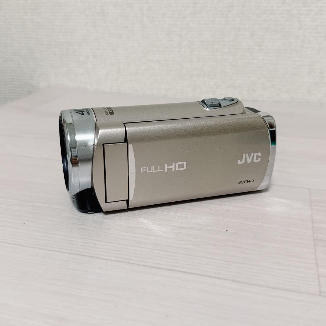 2222【極美品】JVC Everio フルHDビデオカメラGZ-E117