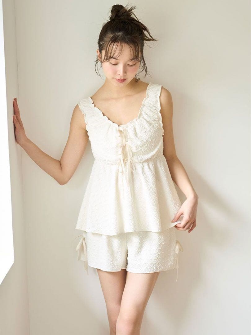 snidel  ポップコーンタンクトップ ポップコーンショートパンツ