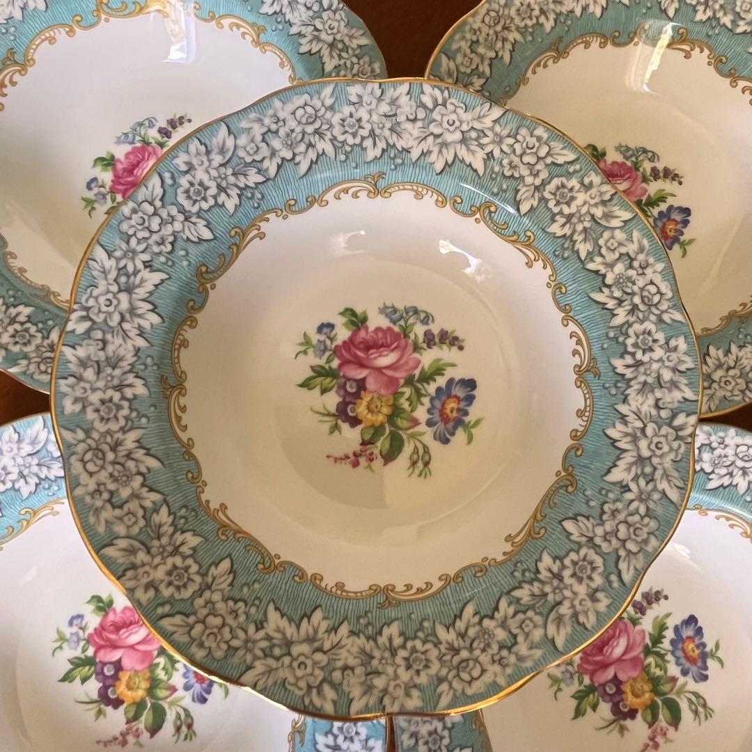 【美品】ロイヤルアルバート★エンチャントメント★深皿　5枚