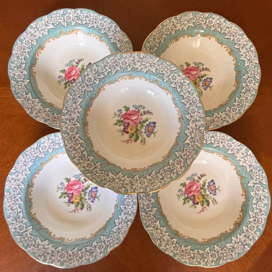 【美品】ロイヤルアルバート★エンチャントメント★深皿　5枚